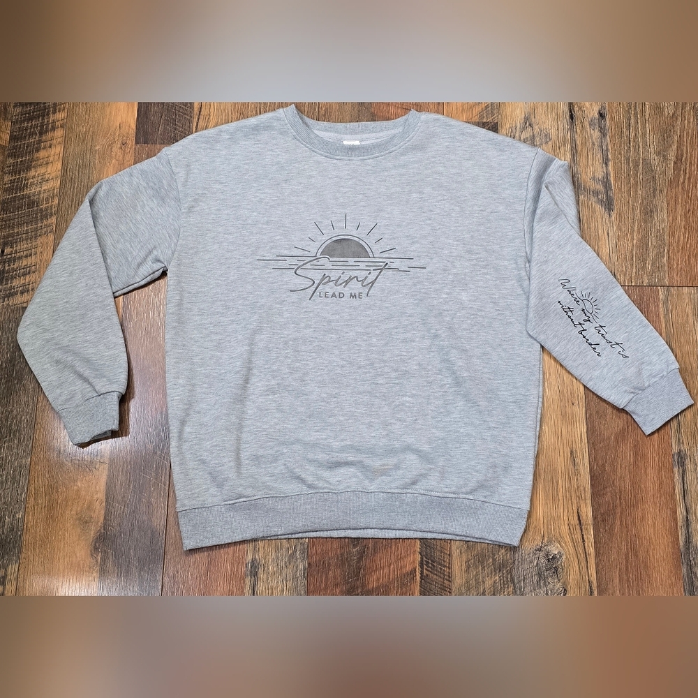 Christian Inspirational Sweatshirt - "Spirit Lead Me"